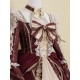 Wheat Field Baroque Palace Open Front One Piece(Pre-Made/Full Payment Without Shipping)